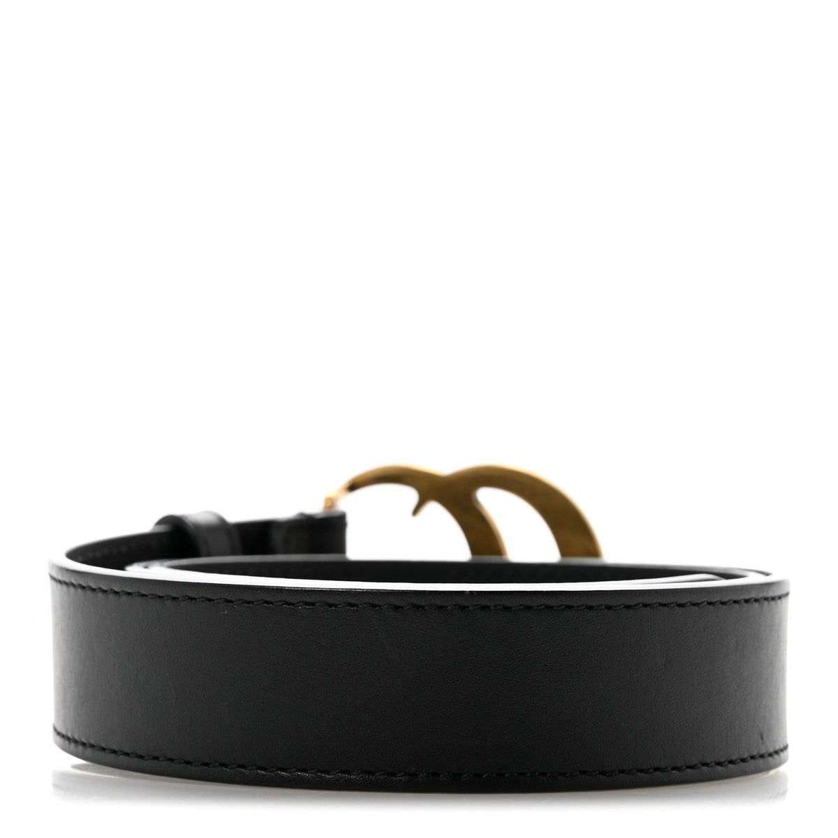 Calfskin Double GG 30mm Belt 75 30 Black