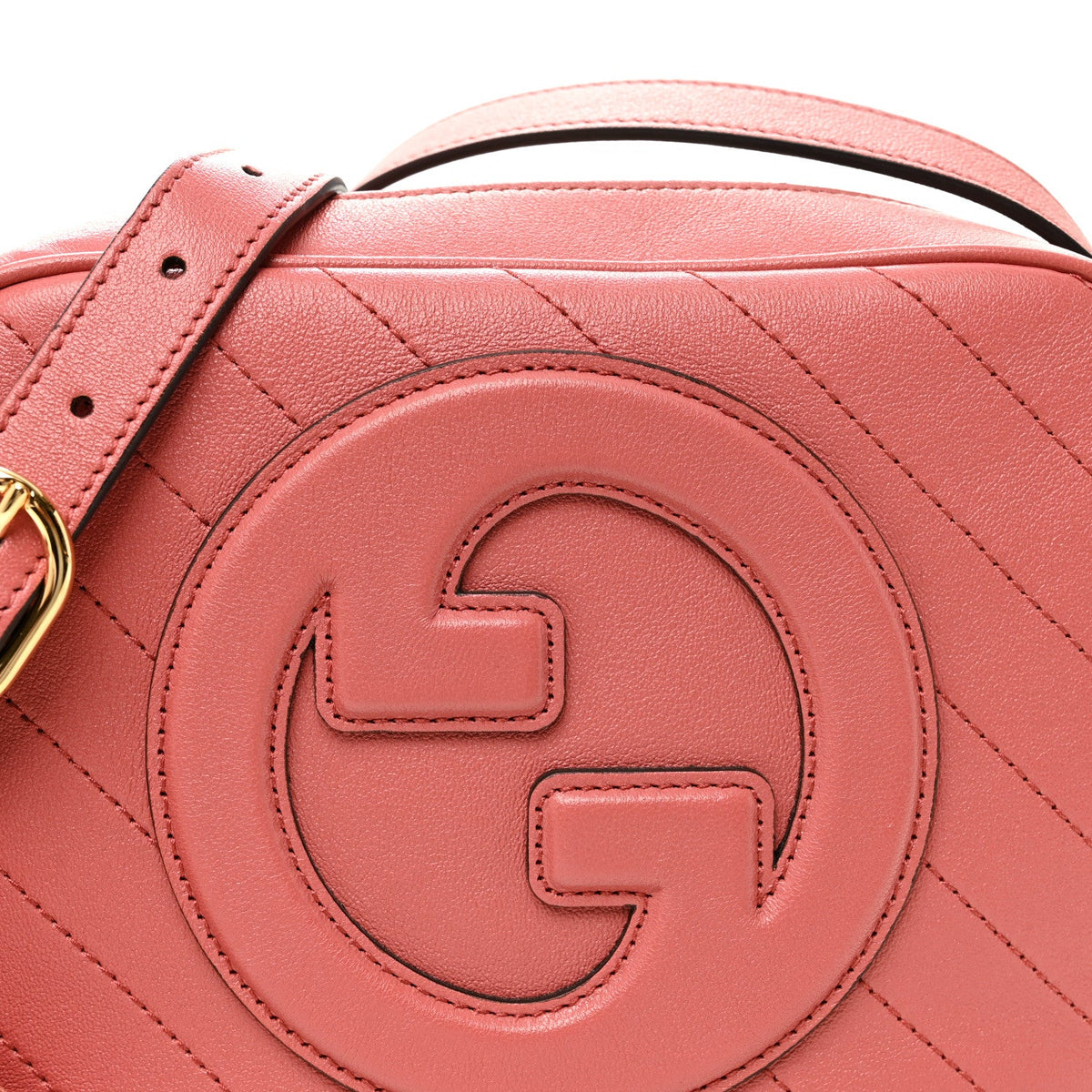 Sakai Be Green Calfskin Diagonal Stitched Small Blondie Shoulder Bag Gorgeus Grace