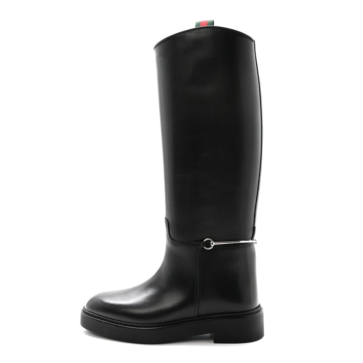 Marot Lux Michelangelo Slim Horsebit Riding Boots 37.5 Black