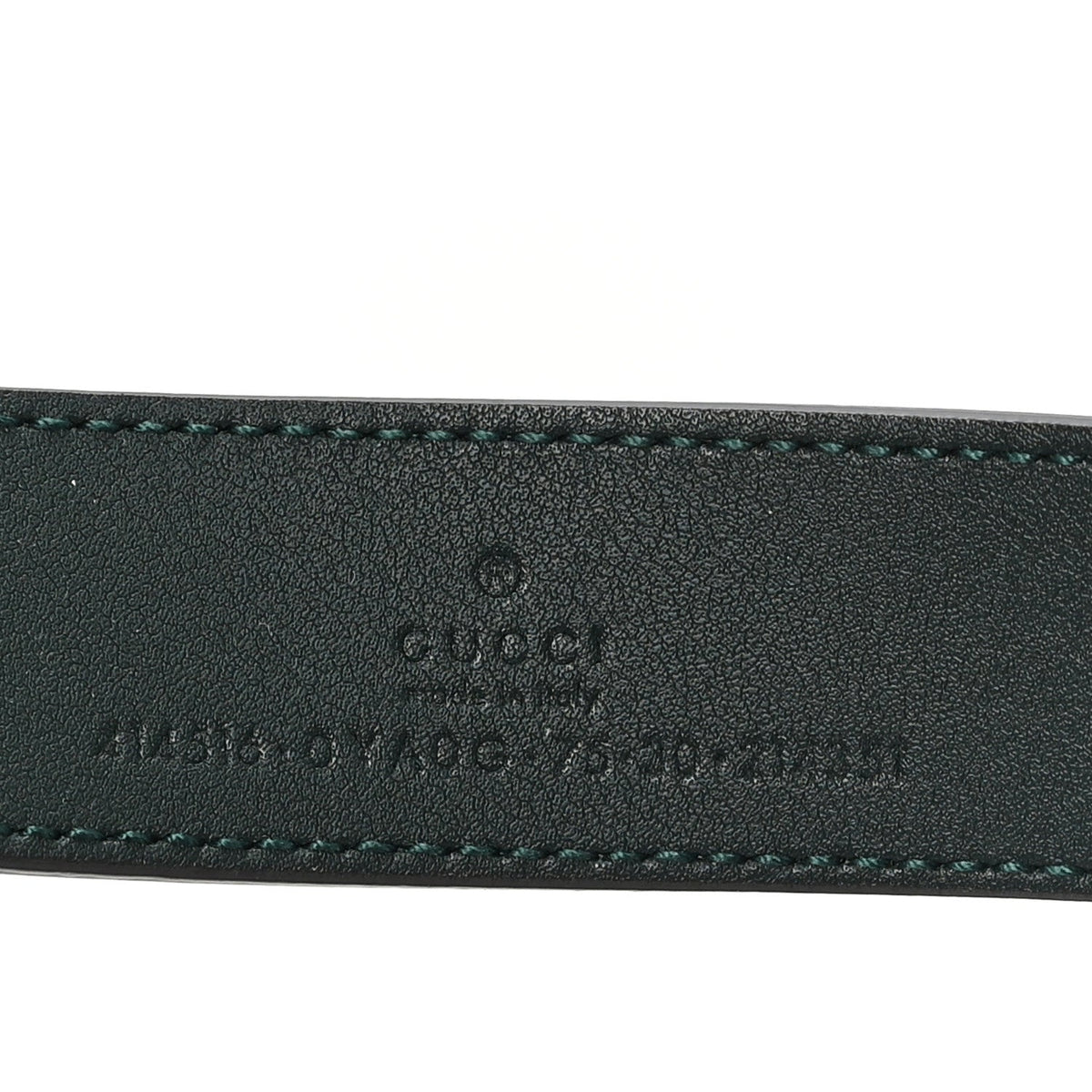 Plutone Calfskin Double G 30mm Belt 75 30 Verde