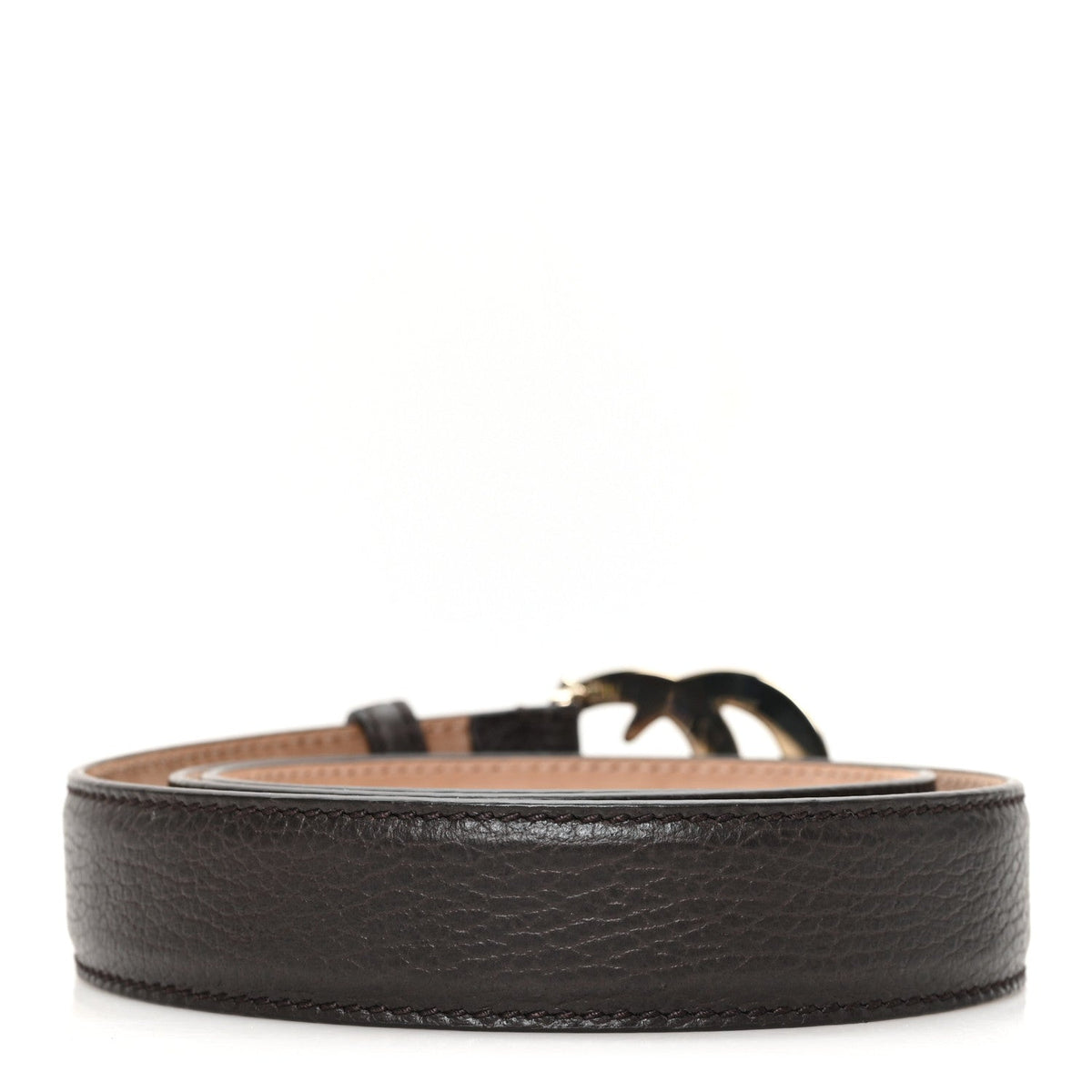 Calfskin Double G 30mm Belt 90 36 Brown