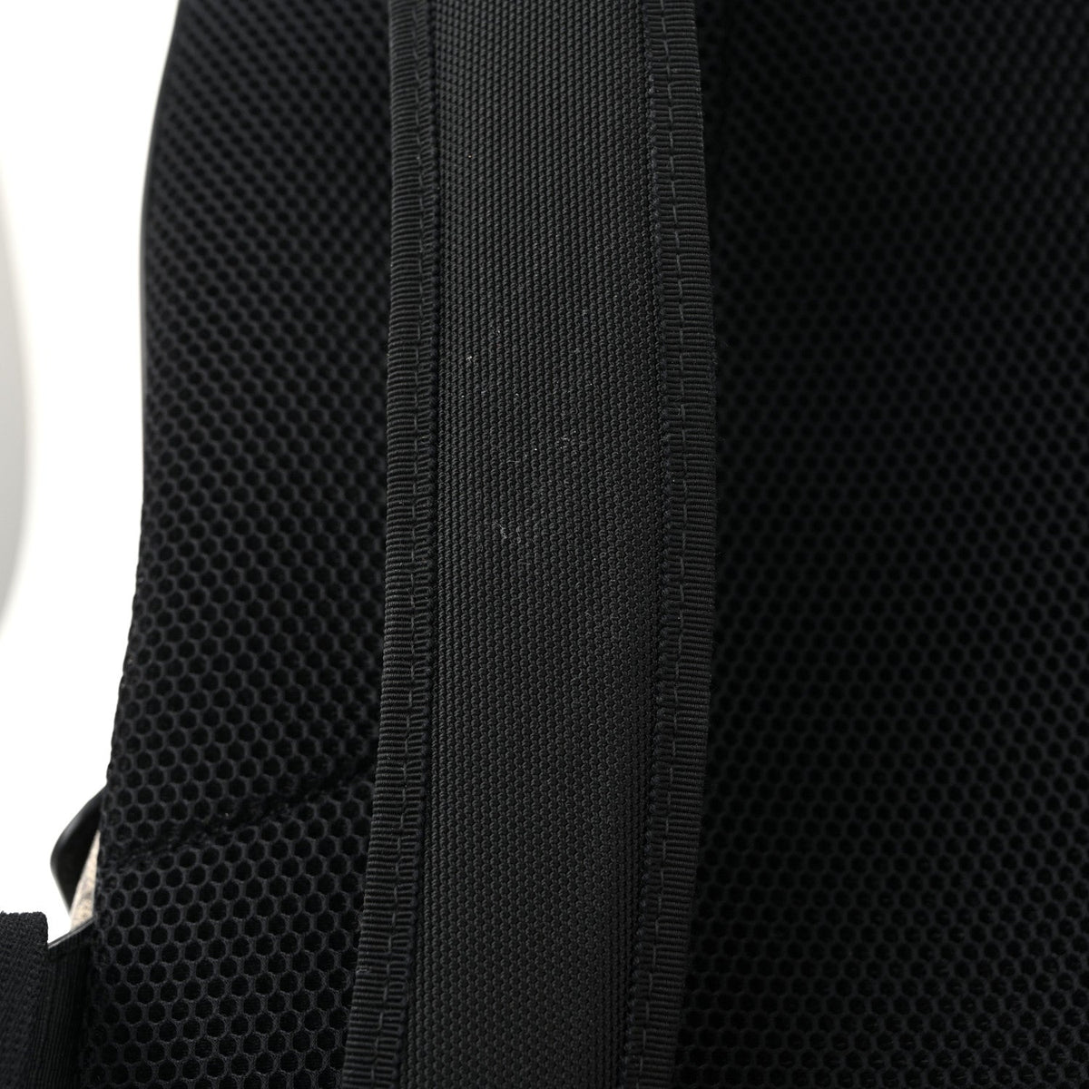 GG Supreme Monogram Medium Backpack Black