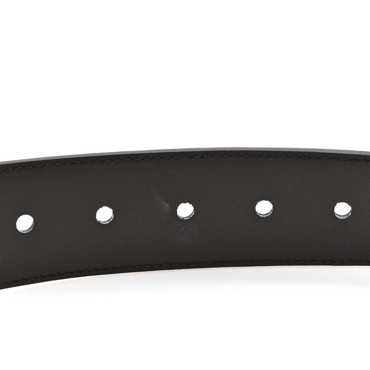 Monogram Dollar Calfskin 40mm Belt 100 40 Beige Ebony Testa Di Moro