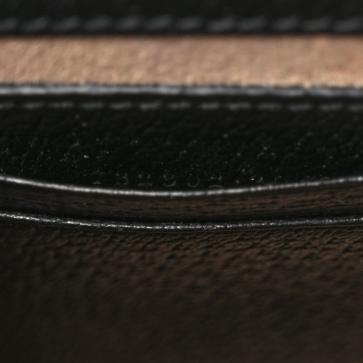 Dollar Calfskin Vertical Horsebit 1955 Crossbody Bag Black