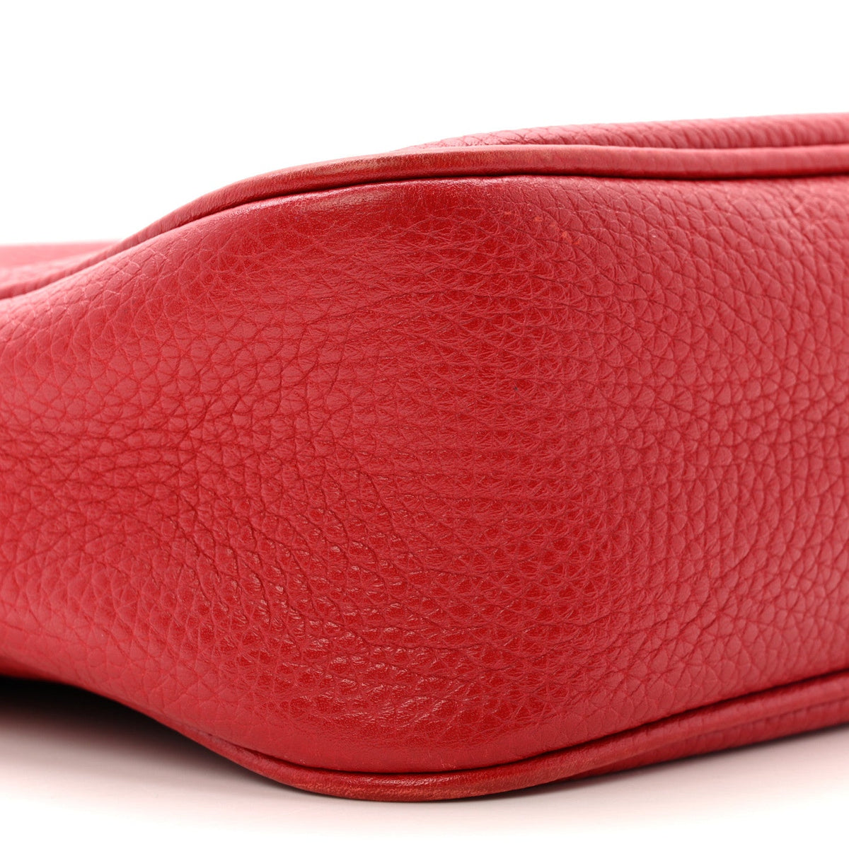 Pebbled Calfskin Small Soho Disco Bag Tabasco Red