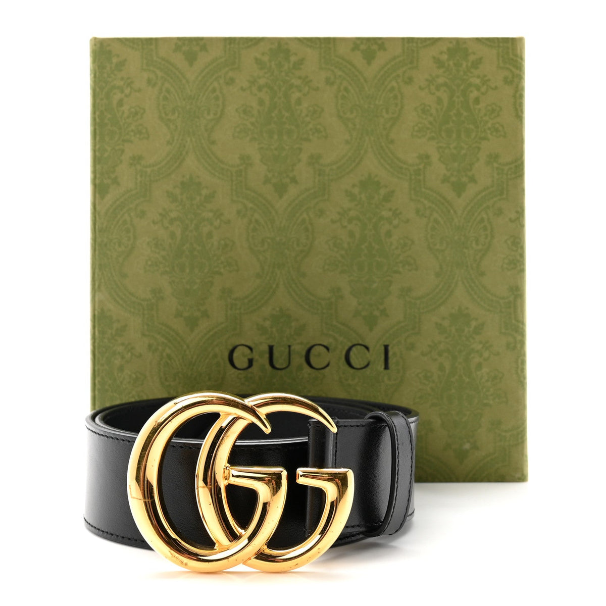 Textured Calfskin Double G 40mm Belt 75 30 Black
