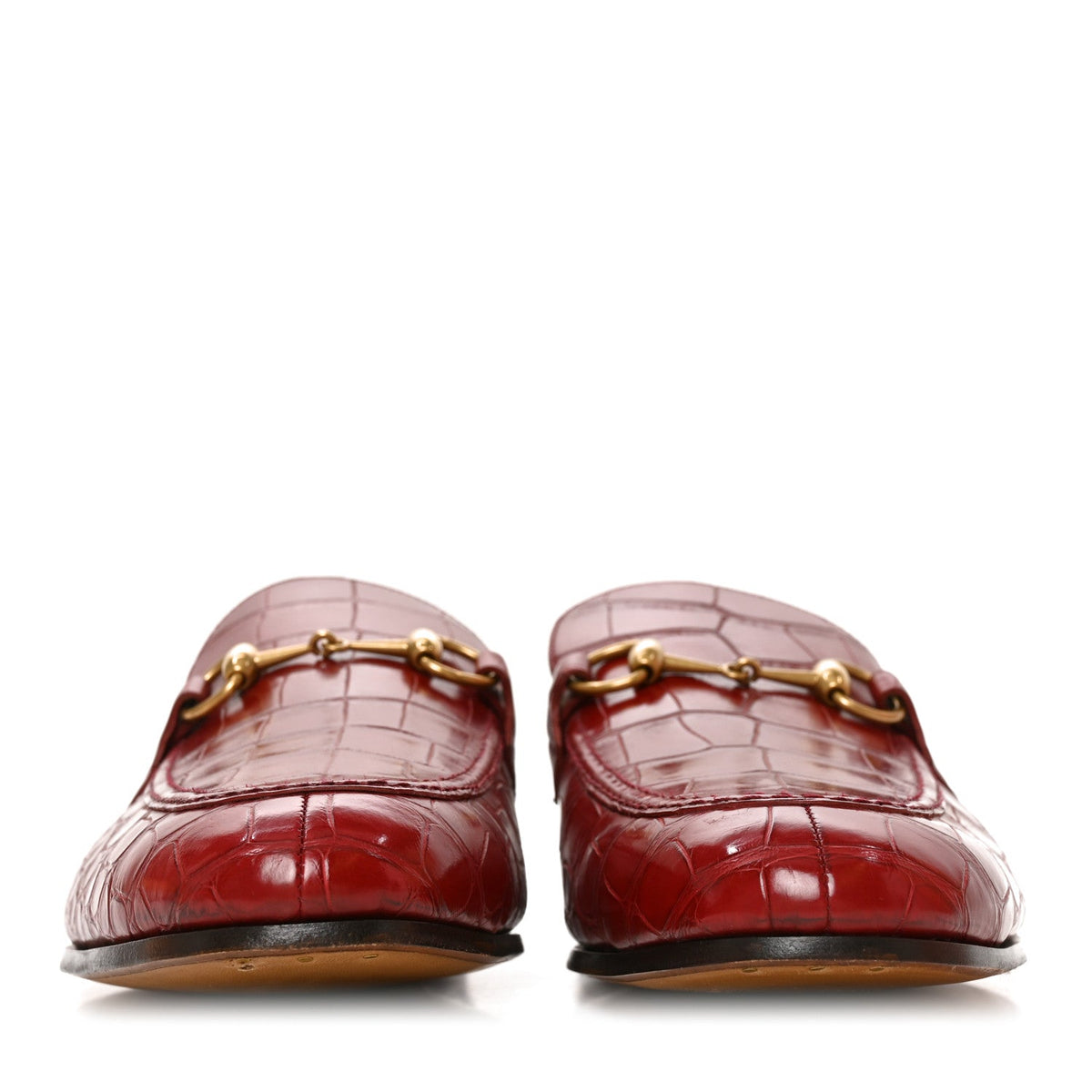 Alligator Mens Jordaan Loafers 10 Cherry Red