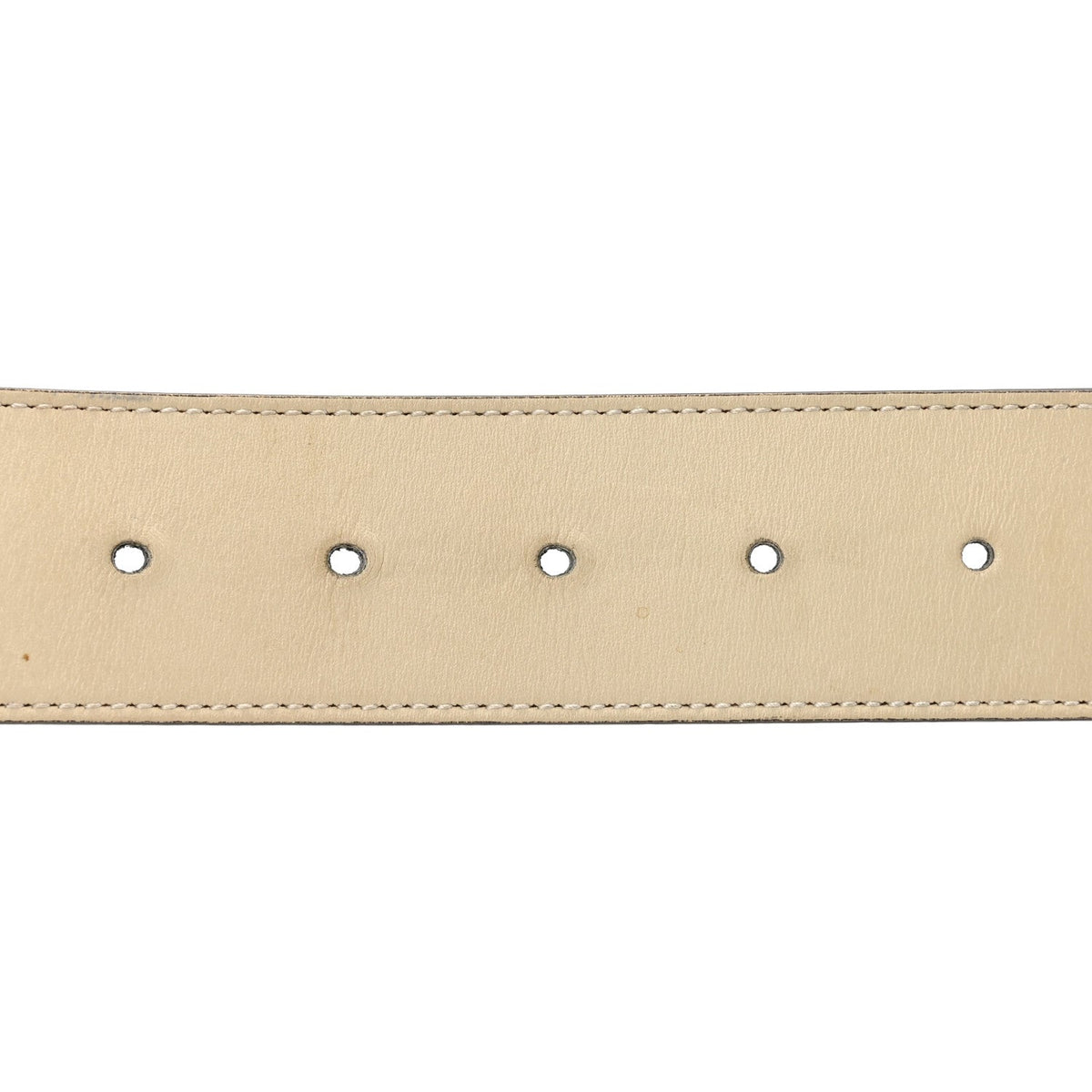 Calfskin Double G 40mm Belt 90 36 Mystic White