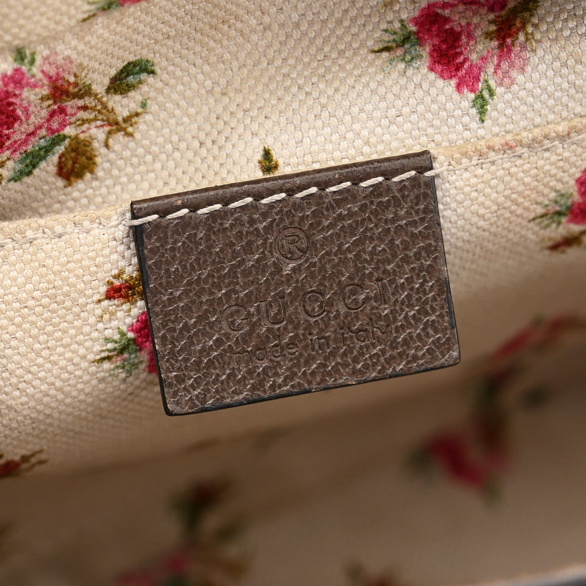GG Supreme Monogram Web Neo Vintage Shoulder Bag Beige New Acero Crop