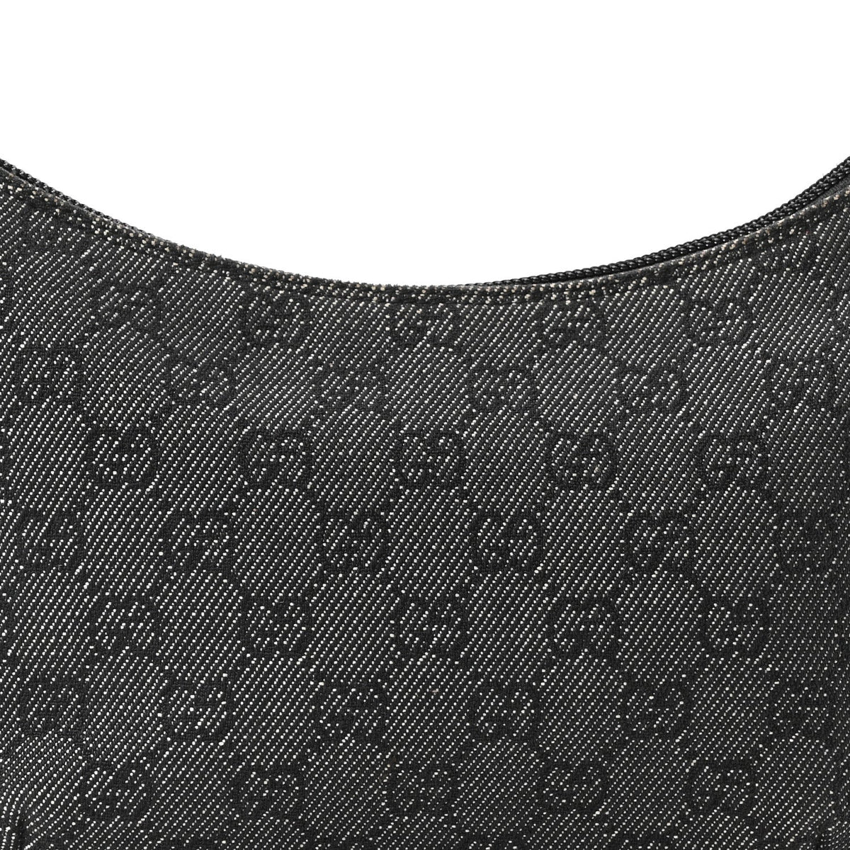 Denim Monogram Pochette Black