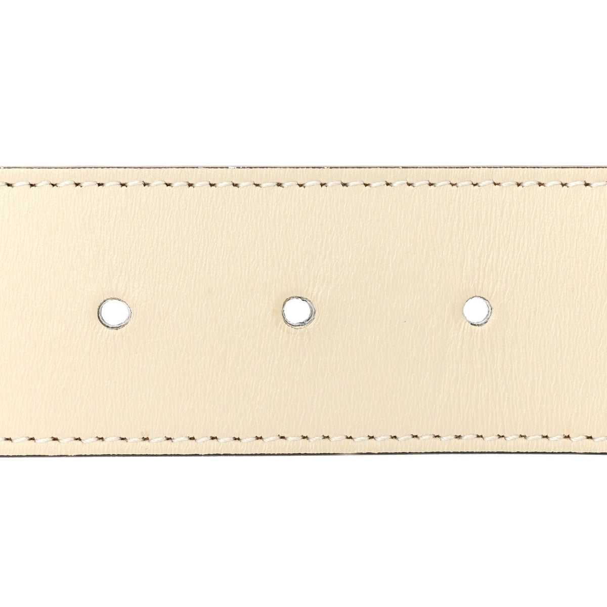 Calfskin Double G 40mm Belt 80 32 Mystic White