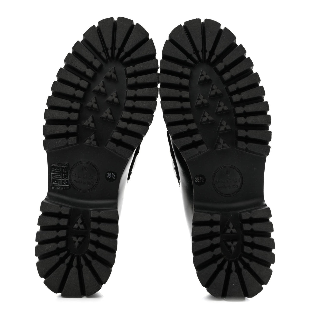 Cordovan Lux Womens Horsebit 45mm Platform Loafers 38.5 Black