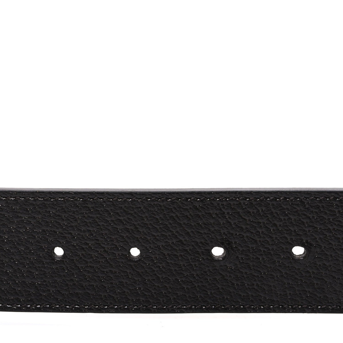 Textured Calfskin Double G 40mm Belt 80 32 Dark Cocoa