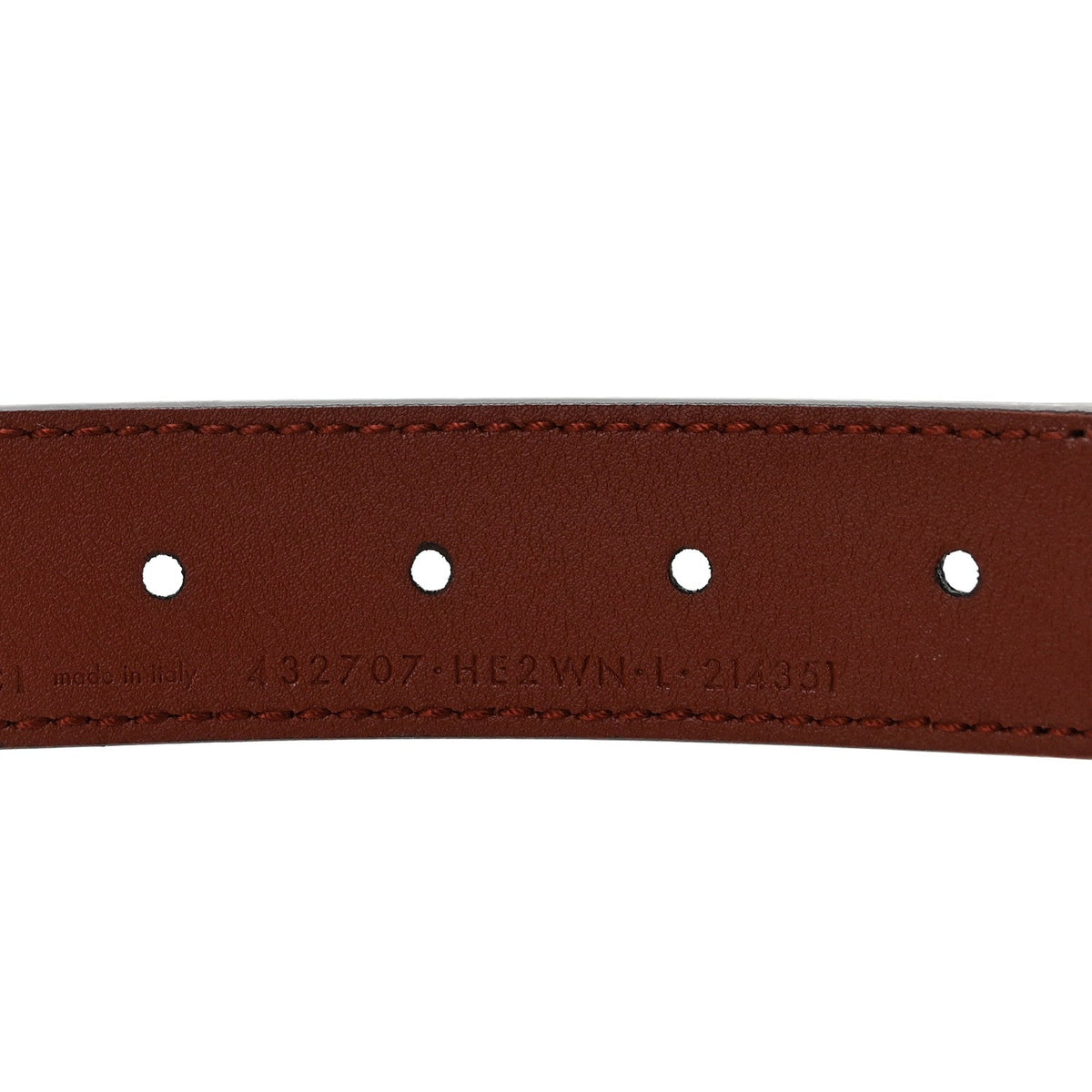 Calfskin Nylon Double G Web Kids Belt L Red