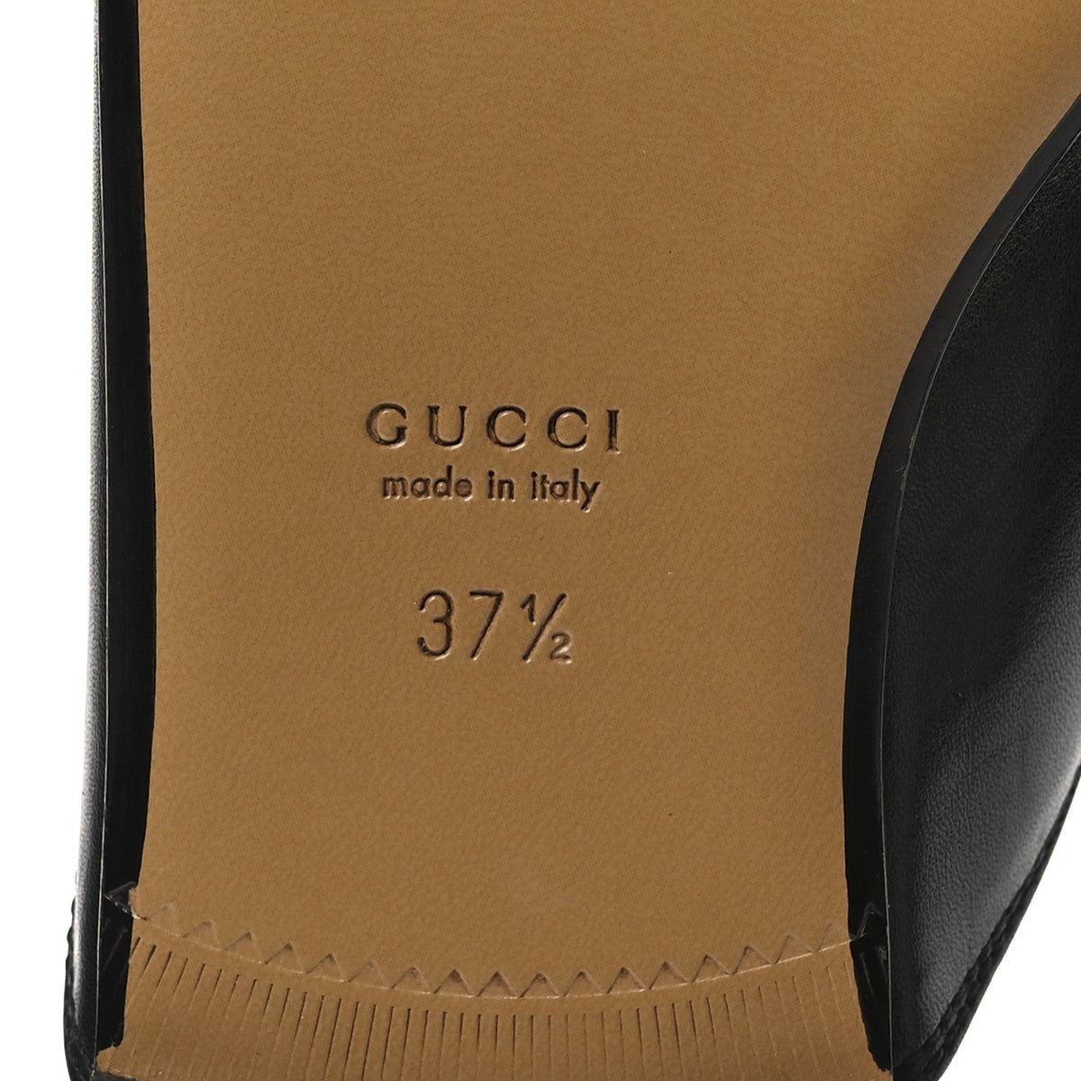 Calfskin Womens Princetown Slippers 37.5 Black