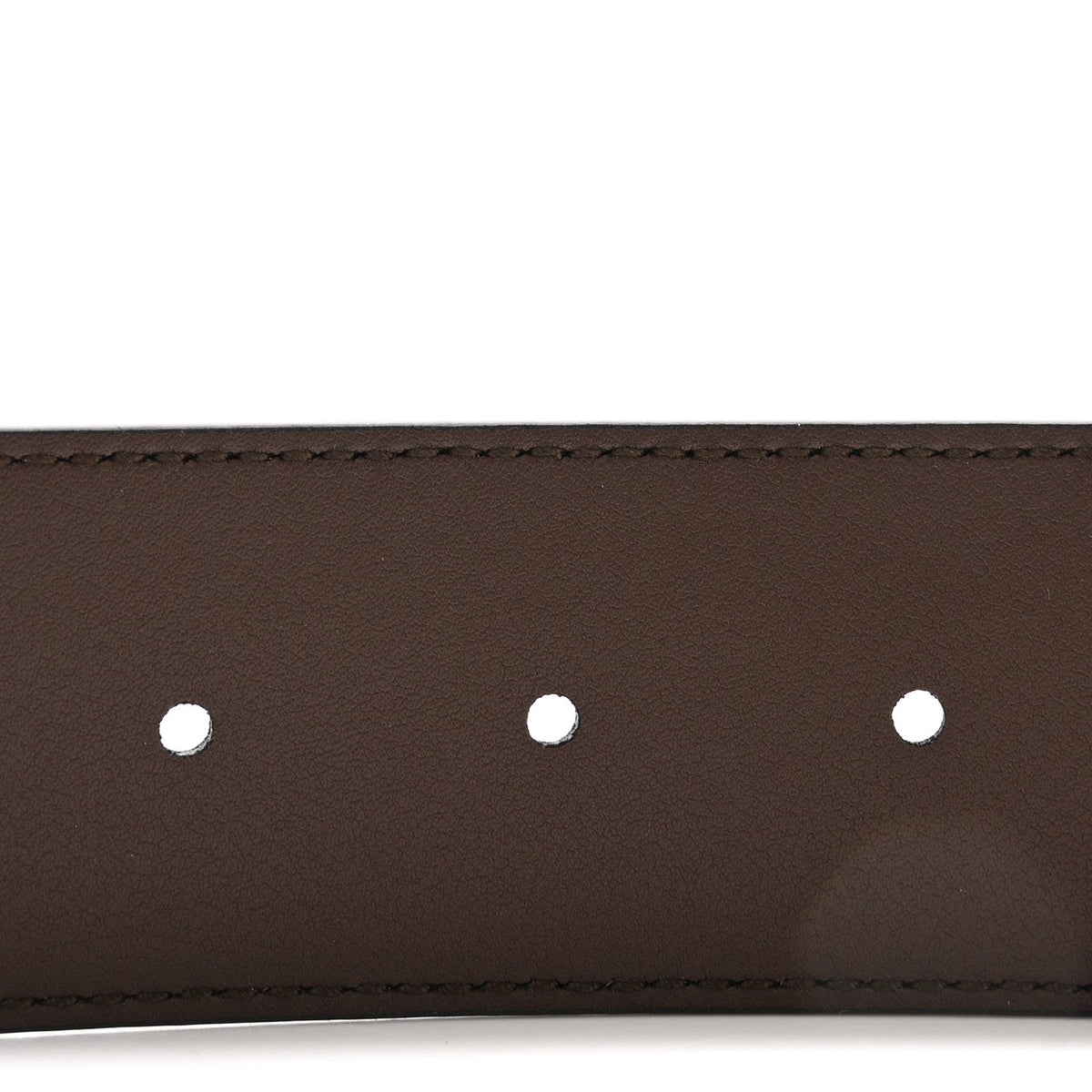 GG Supreme Monogram Matte Plutone Calfskin Double G 40mm Belt 75 30 Beige Ebony New Acero