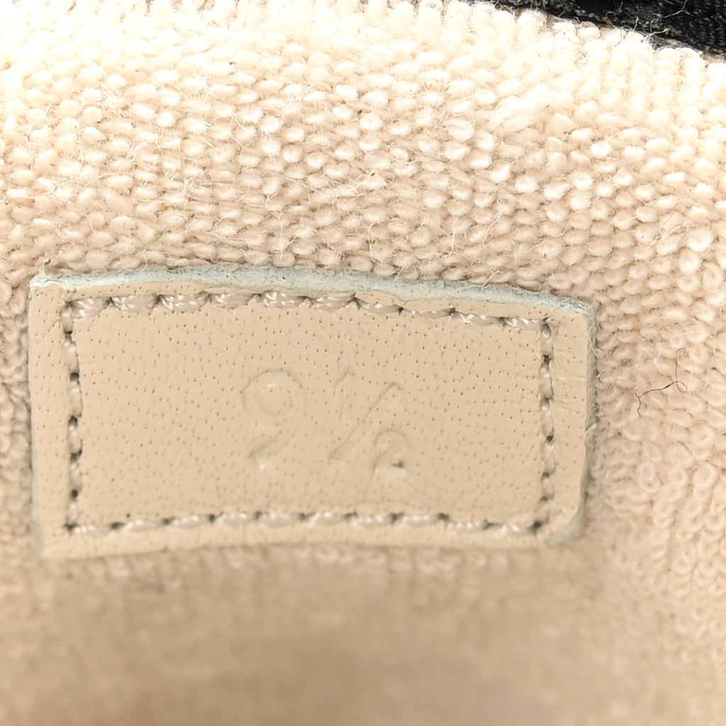 GG Supereme Monogram Miro Soft Calfskin Web Mens Screener Sneakers 9.5 Beige Ebony Black New Platinum