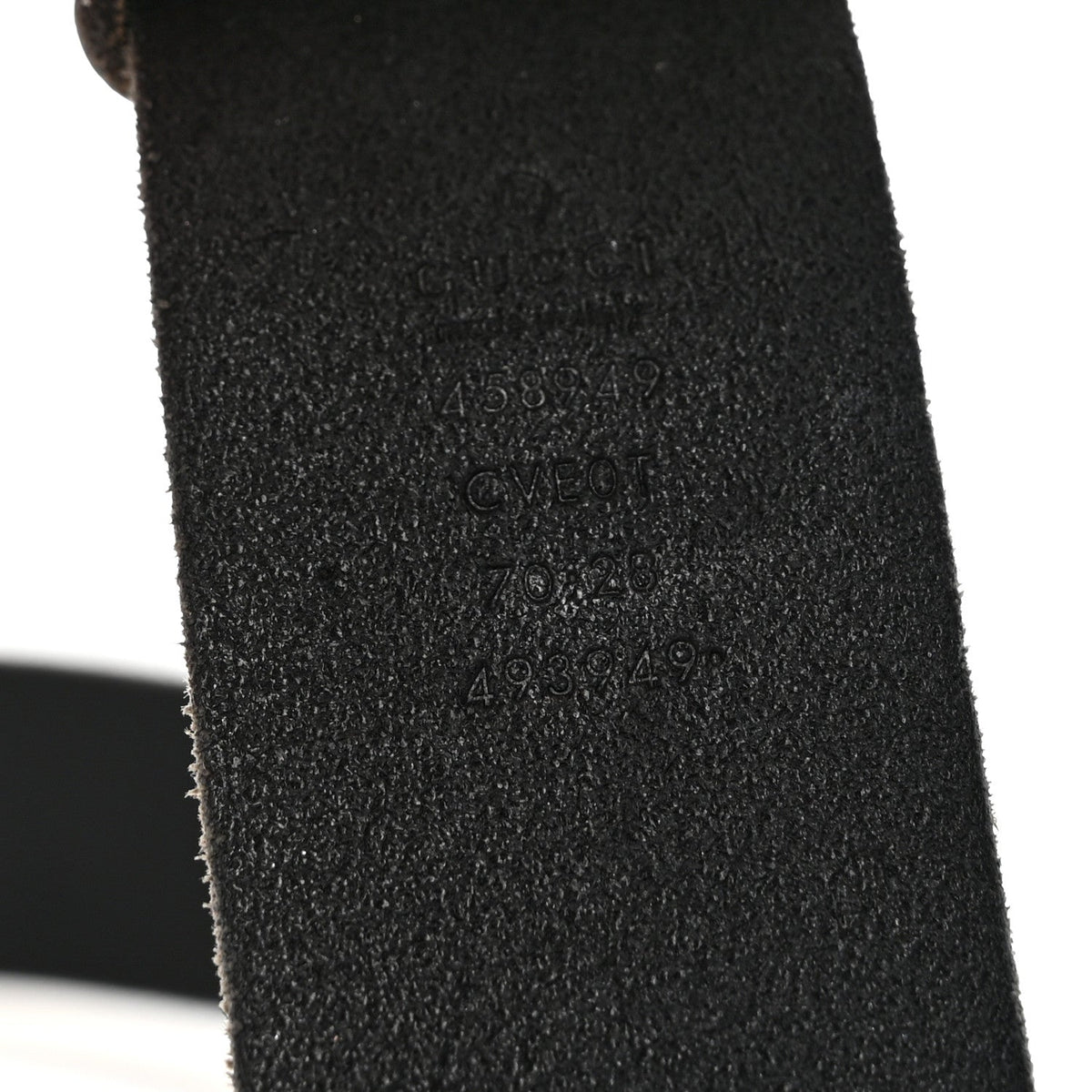 Faded Calfskin Snake Double G Belt 70 28 Black