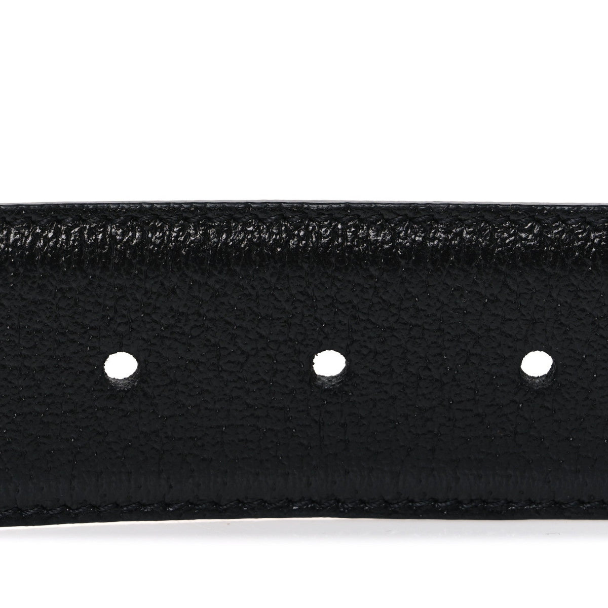 Textured Dollar Calfskin 40mm Belt 85 34 Black