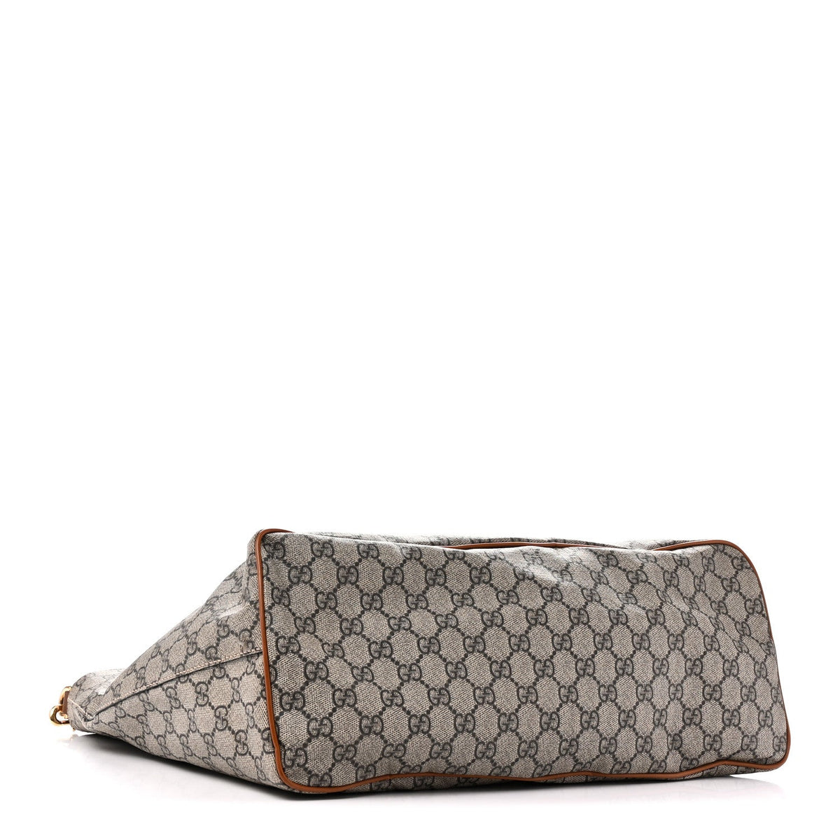 Soft GG Supreme Monogram Medium Crossbody Tote Beige Cuir