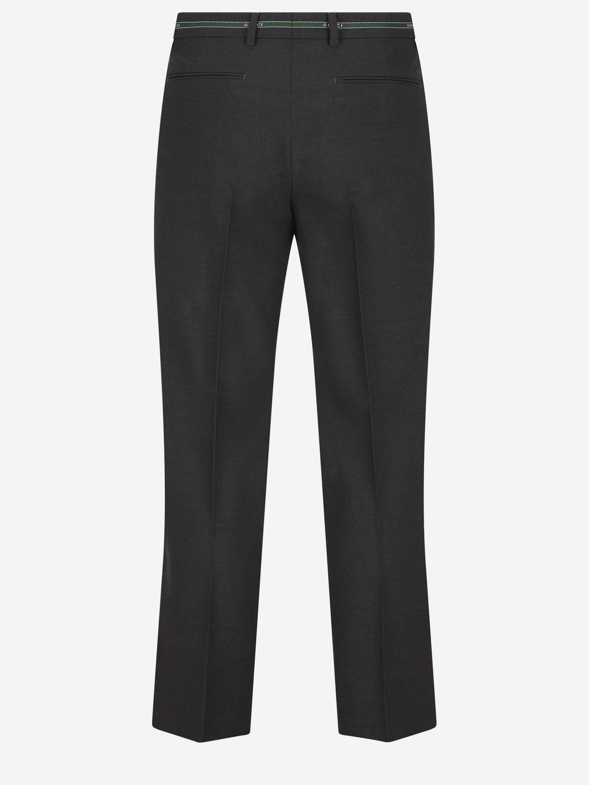Gucci Wool Trousers — Gray