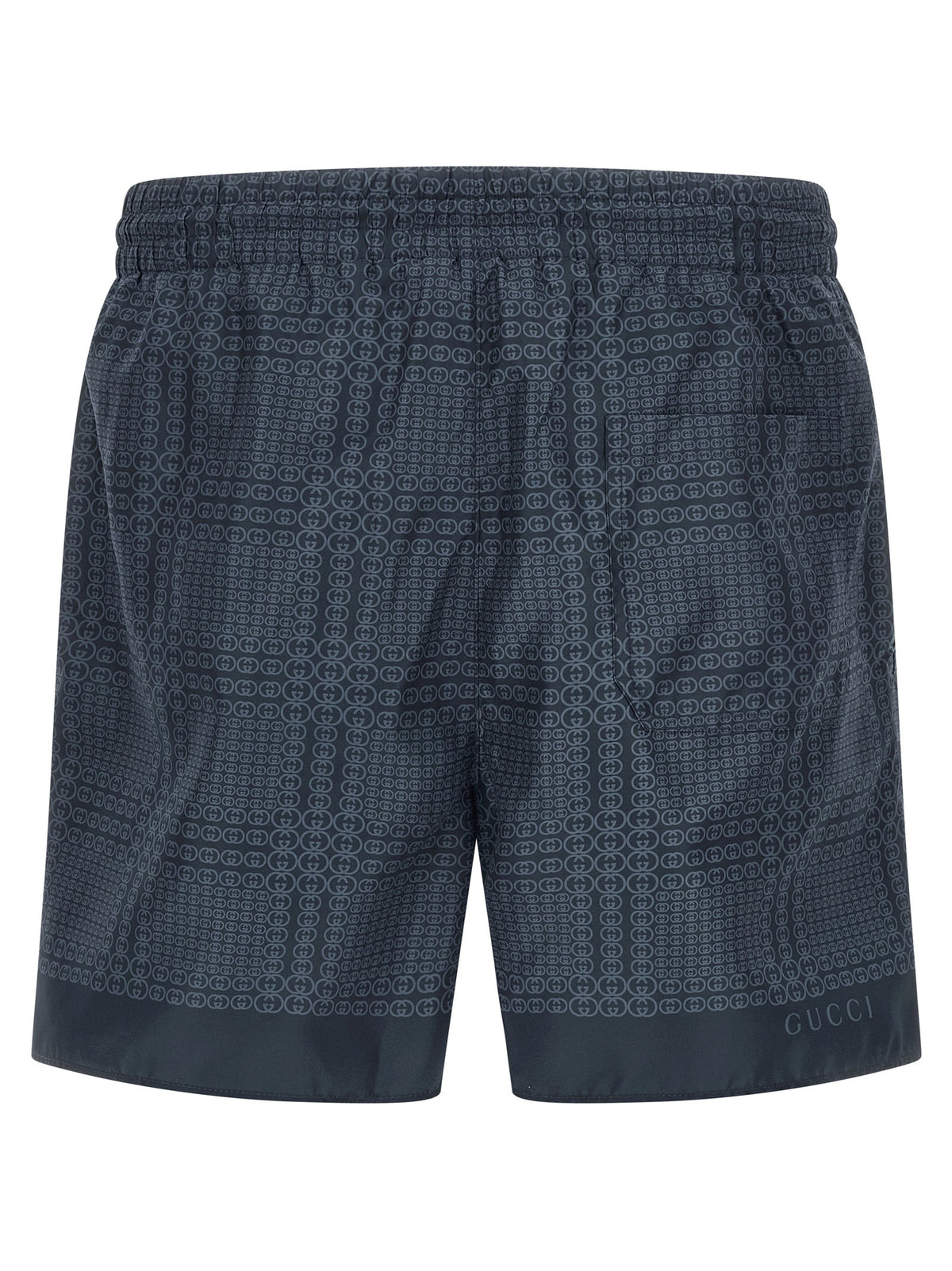 Gucci Gucci Incrocio GG Print Swim Shorts — Blue